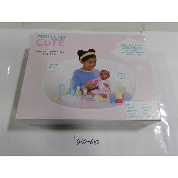 Perfectly Cute Baby Doll Deluxe Play & Care Set 24 Pieces New Nurture Toy - Picture 5 of 6
